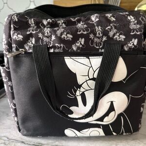 Oniva Minnie Mouse Black & White Insulated Lunch Bag